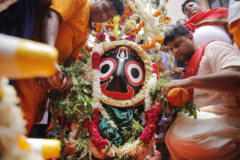Rath Yatra 2017 at Shri Jagannath Mandir, Thyagaraj Nagar, Delhi